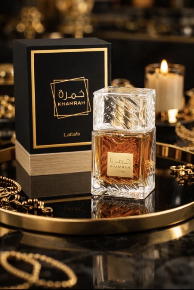Lattafa Khamrah Eau De Parfum 100ml – Warm Spiced Vanilla Luxury Fragrance